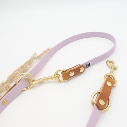 Fettleder Cognac-Biothane® Leine 19mm